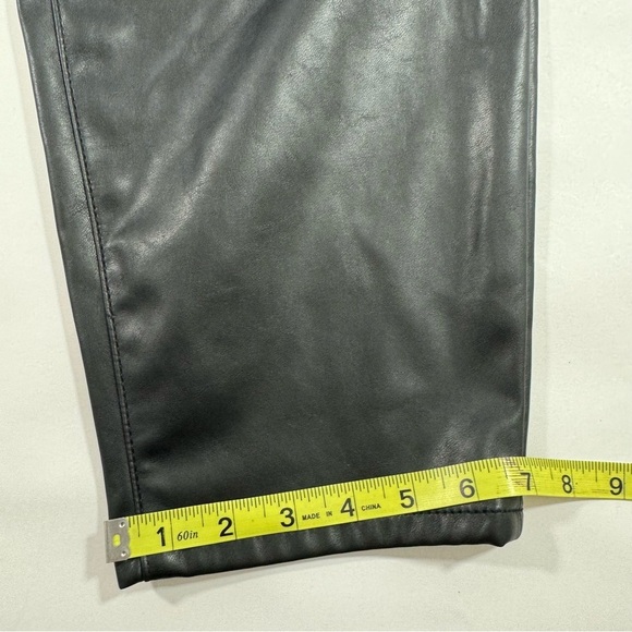 Torrid Perfect Skinny Faux Leather Mid Rise Pant Black - Picture 8 of 9